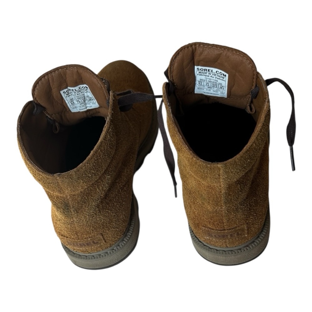 Sorel men’s waterproof chukka Madson II suede boot chestnut | size 8.5 - Picture 9 of 16